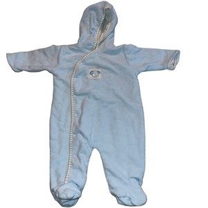 Babyworks Infant Bunting/Sleeper Baby Blue Boy Size 6-9 months One Piece Puppies